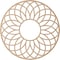 Ekena Millwork Cannes Wood Fretwork Pierced Ceiling Medallion, Alder, 36"OD x 12 1/4"ID x 3/8"T CMWP36X36X0375CNAL - alternate 2
